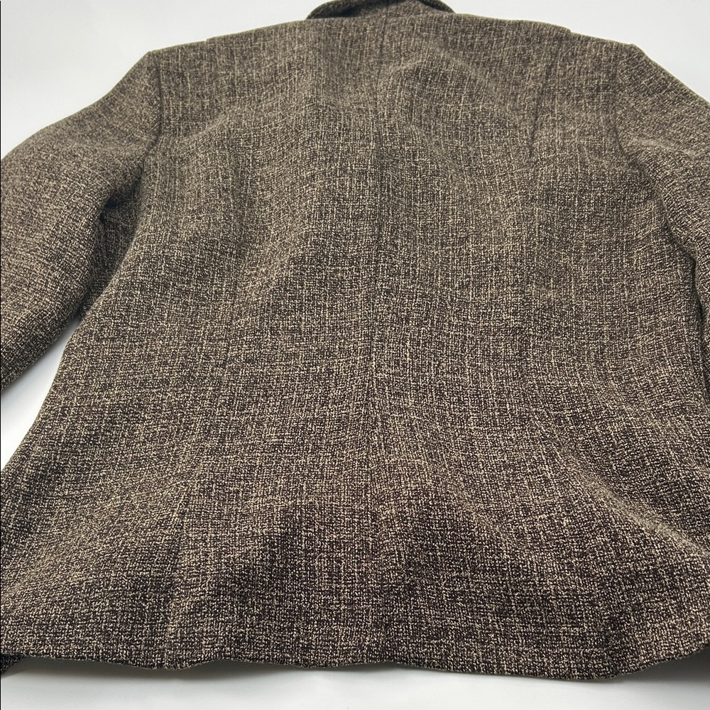 Jones New York Brown Tweed Blazer - Picture 10 of 16